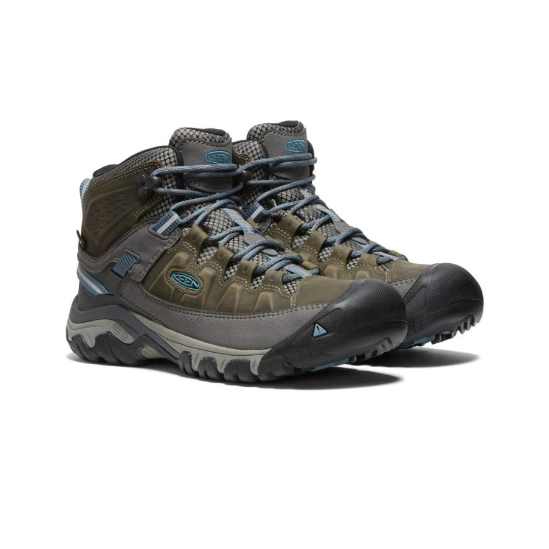 KEEN Women's Targhee III Mid Waterproof  - Magnet/Atlantic Blue