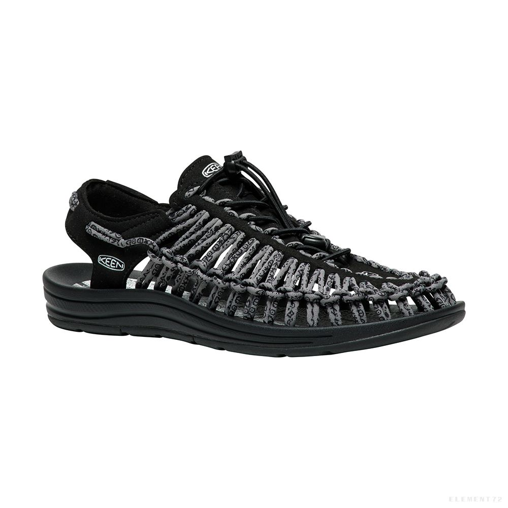 KEEN Men's UNEEK Sneaker - Black/Alloy