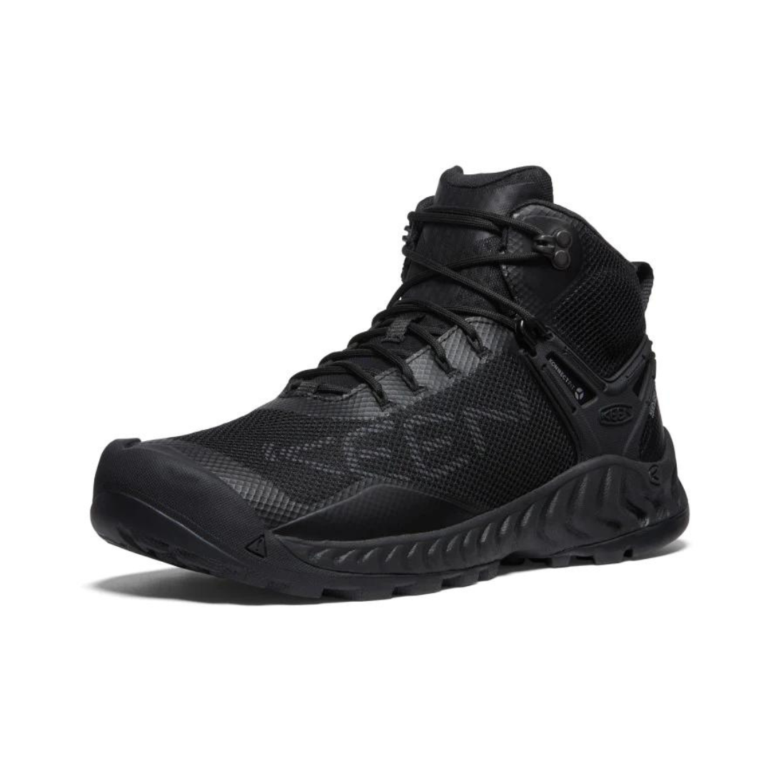 KEEN Men's NXIS EVO MID Waterproof - Triple Black