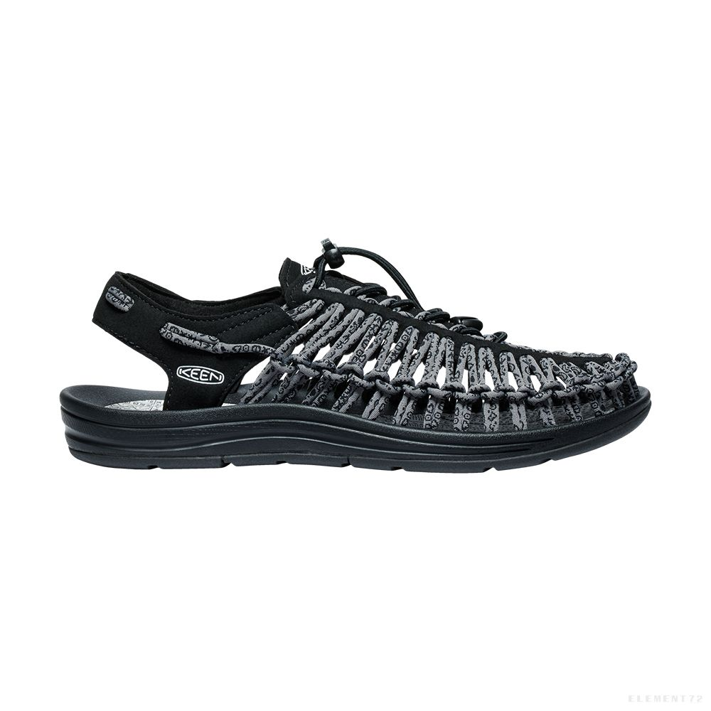 KEEN Men's UNEEK Sneaker - Black/Alloy