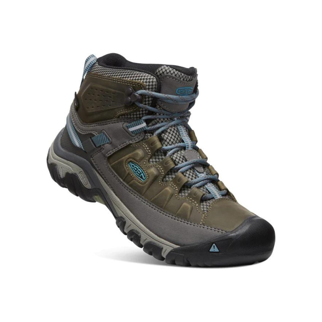 KEEN Women's Targhee III Mid Waterproof  - Magnet/Atlantic Blue