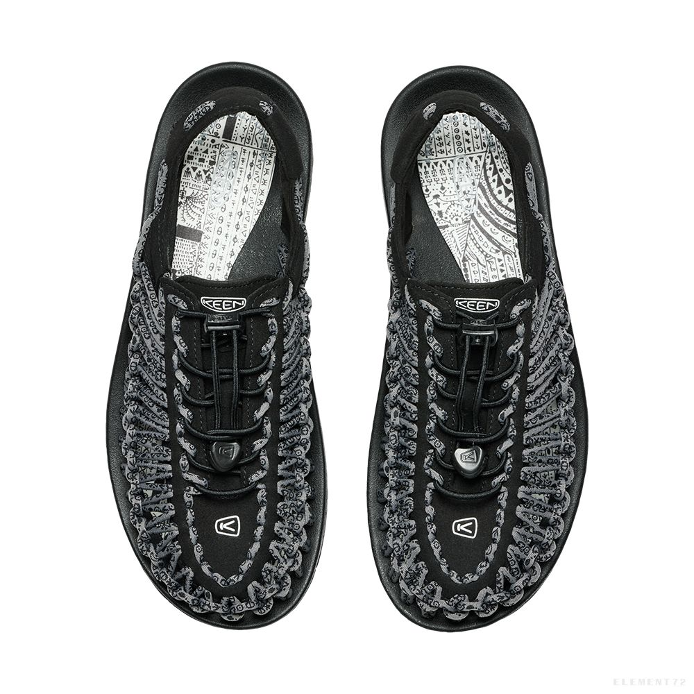 KEEN Men's UNEEK Sneaker - Black/Alloy