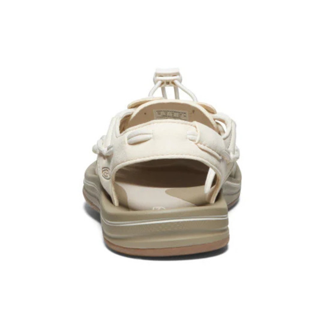 KEEN Men's Uneek Comfort Sandal - White Cap/Cornstalk