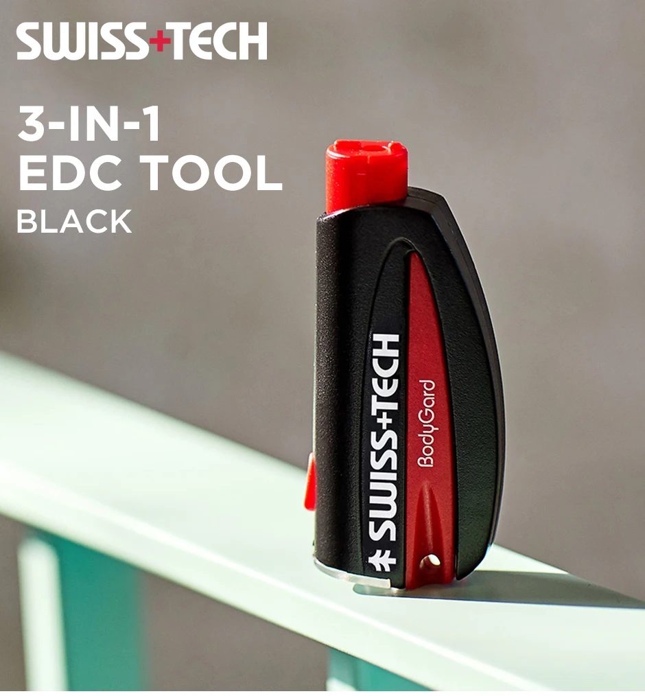 SWISS TECH Auto Emergency Escape Tool 3 in 1 Glass Breaker Seat ET1001