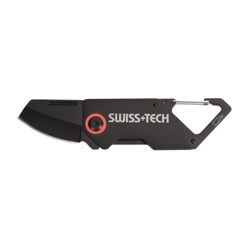 SWISS TECH Glowworm Medium Black Multi-tool Box Opener BC2001