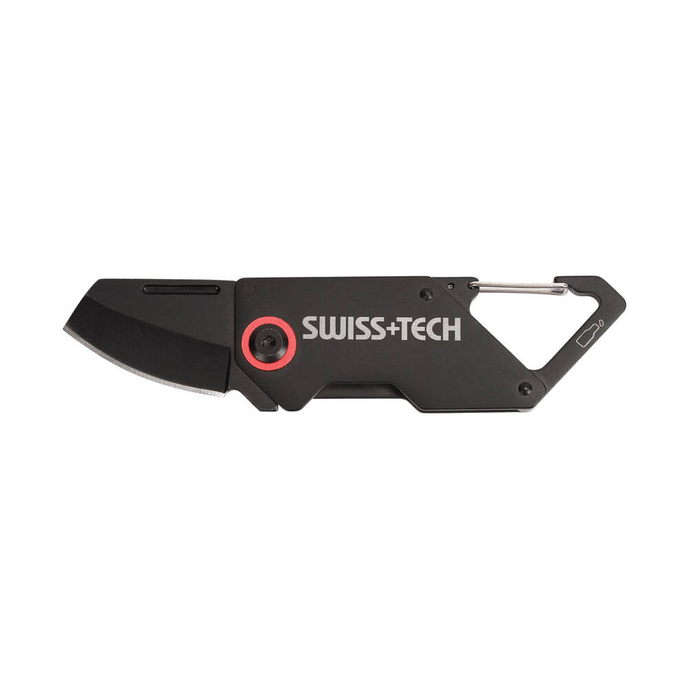 SWISS TECH Glowworm Medium Black Multi-tool Box Opener BC2001