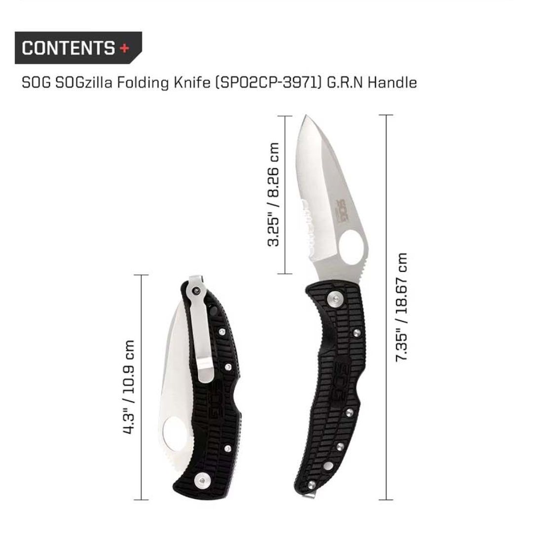 SOG Zilla Compact Folding Knife