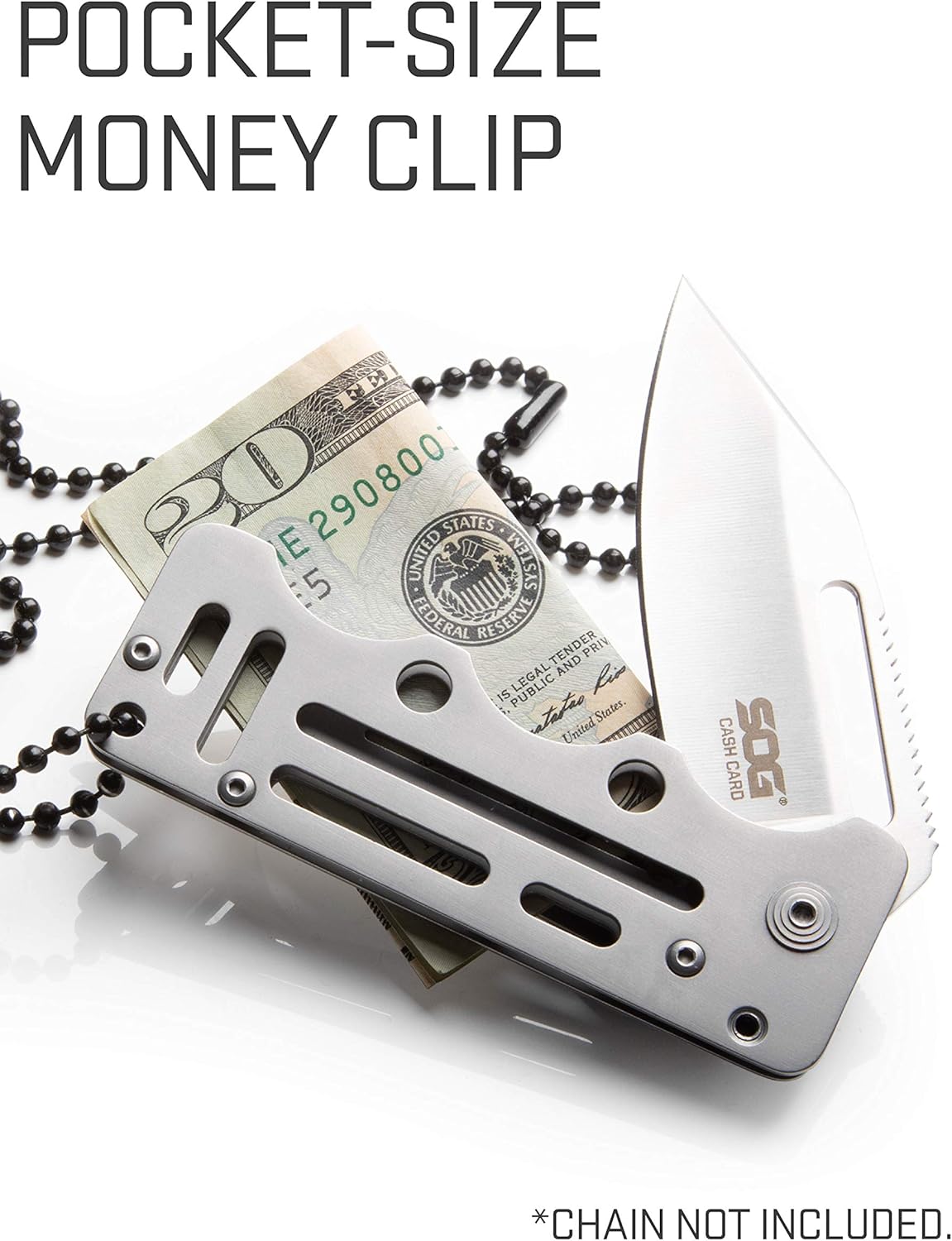 SOG Cash Card Money Clip Pocket Knife