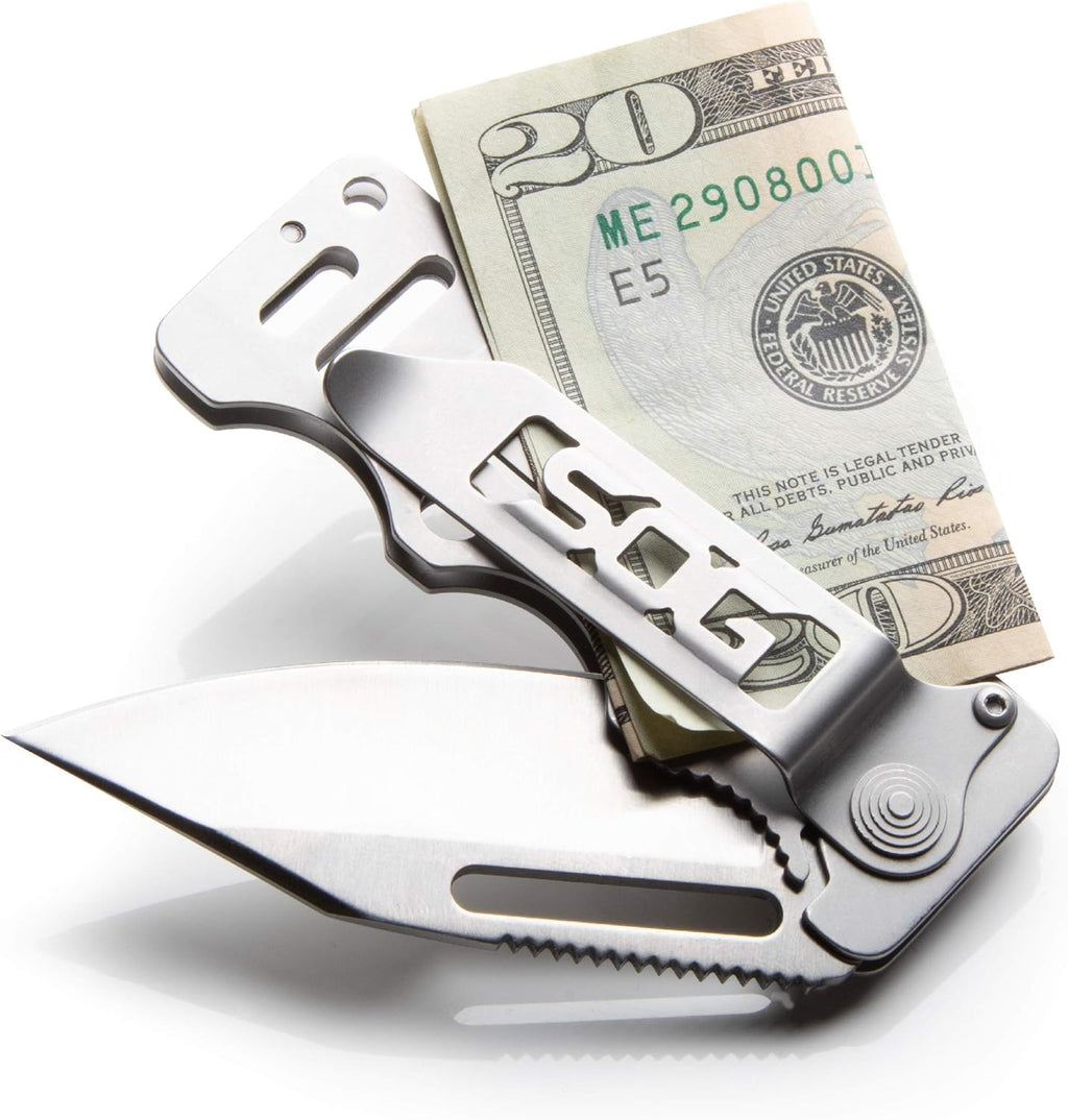 SOG Cash Card Money Clip Pocket Knife