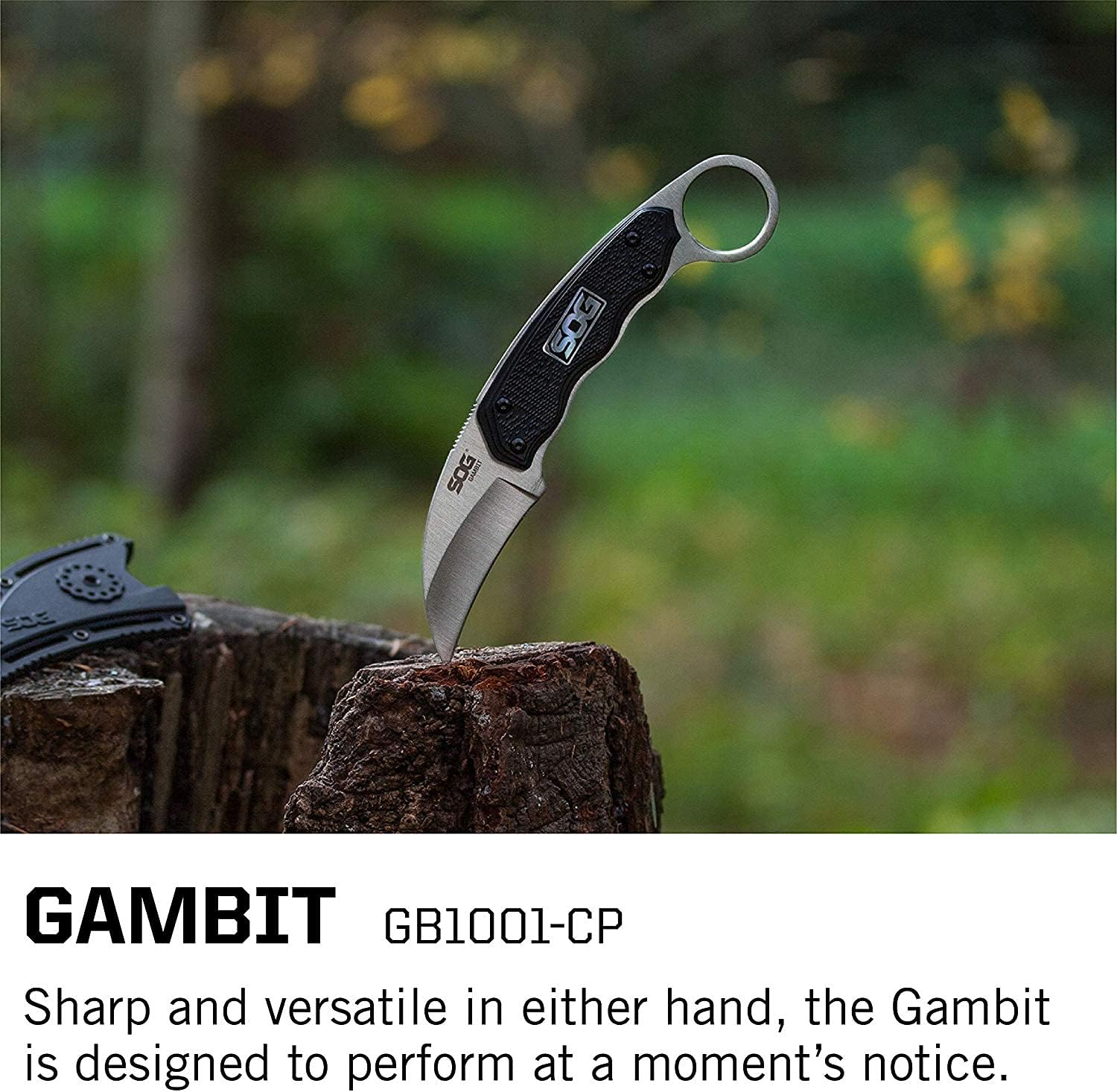 SOG Gambit Survival Curved Knife