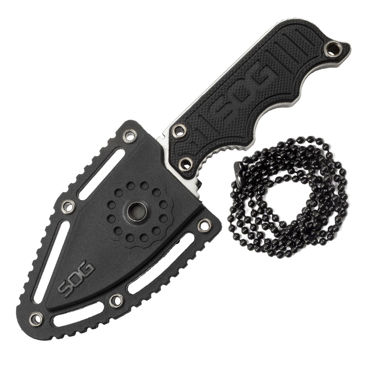 SOG Instinct Mini Neck Knife – Black Handle
