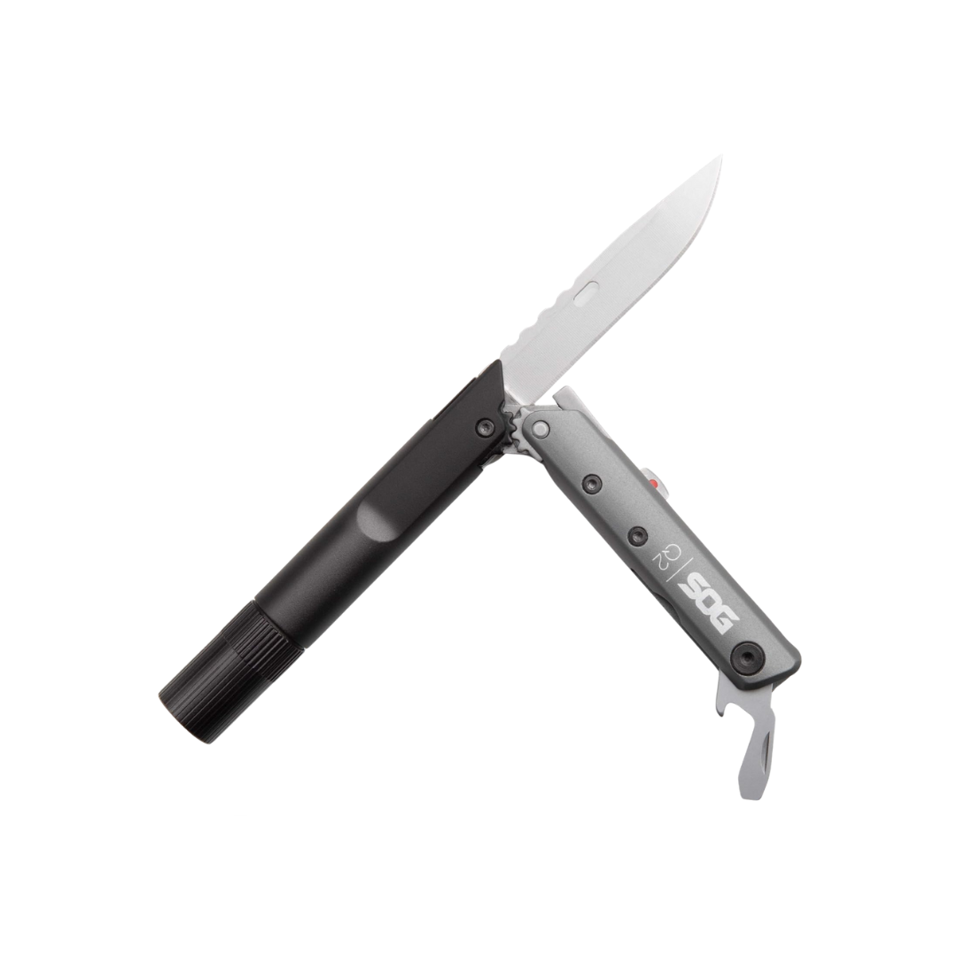 SOG Baton Q2 Black Multi-Tool EDC Pen Light