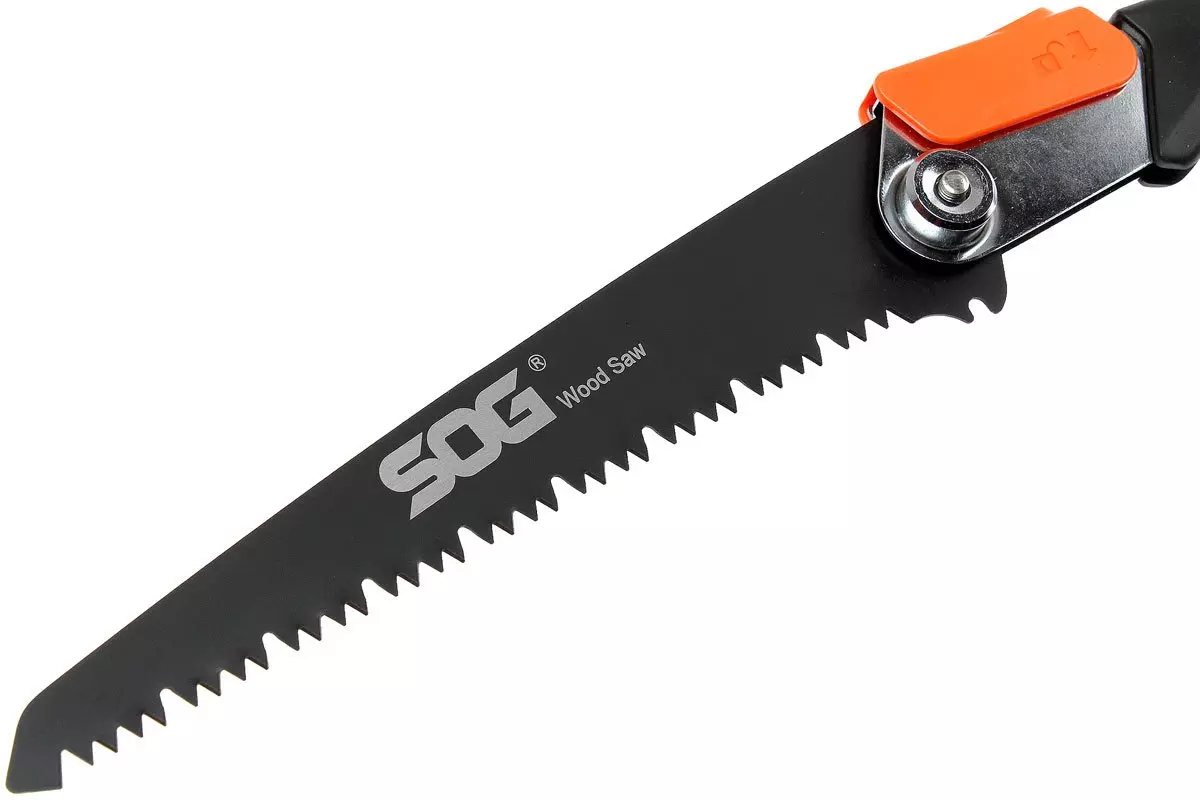 SOG Folding Saw Black Stainless Steel Wood & Bone