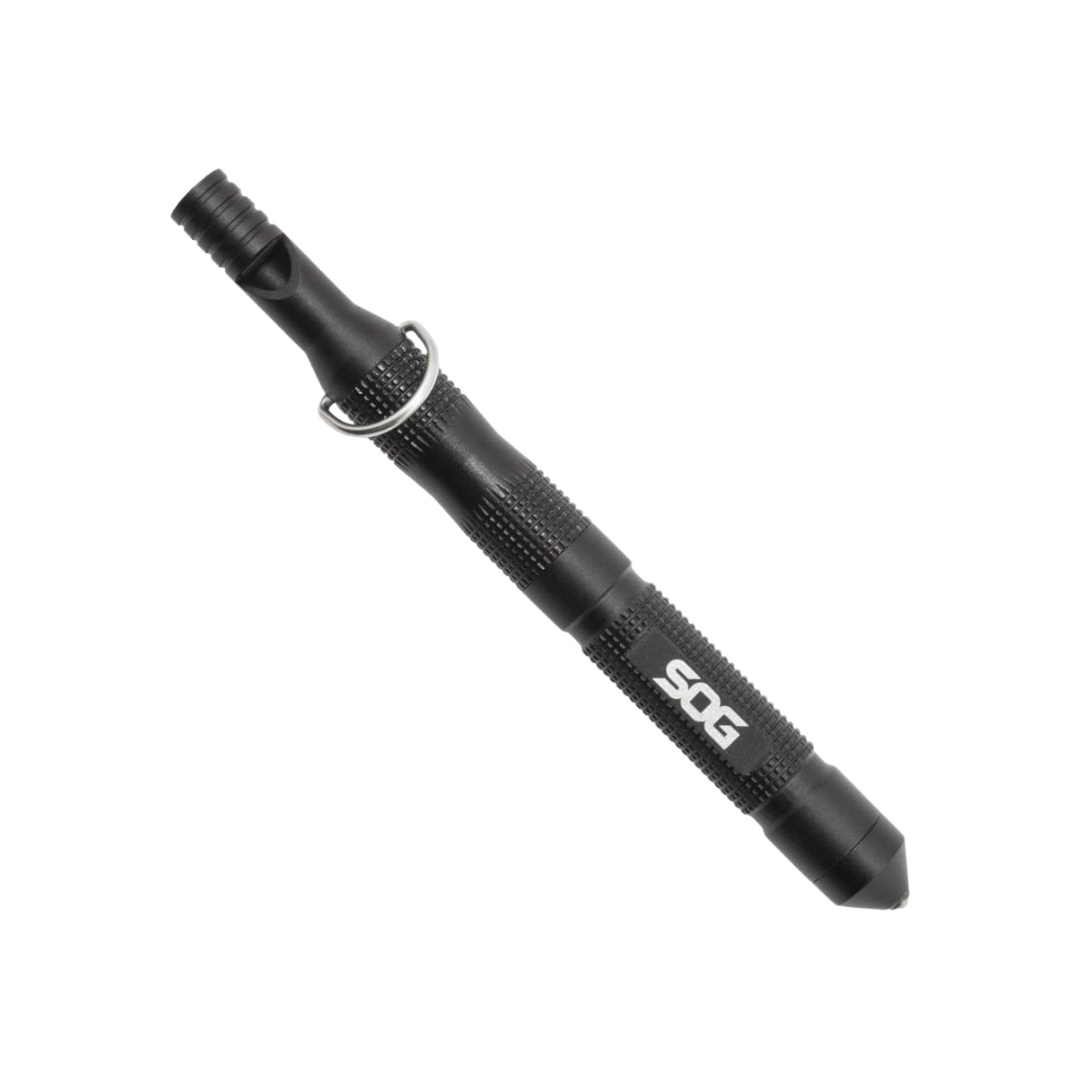 SOG Flint Black Survival Defense Portable Compact Tool
