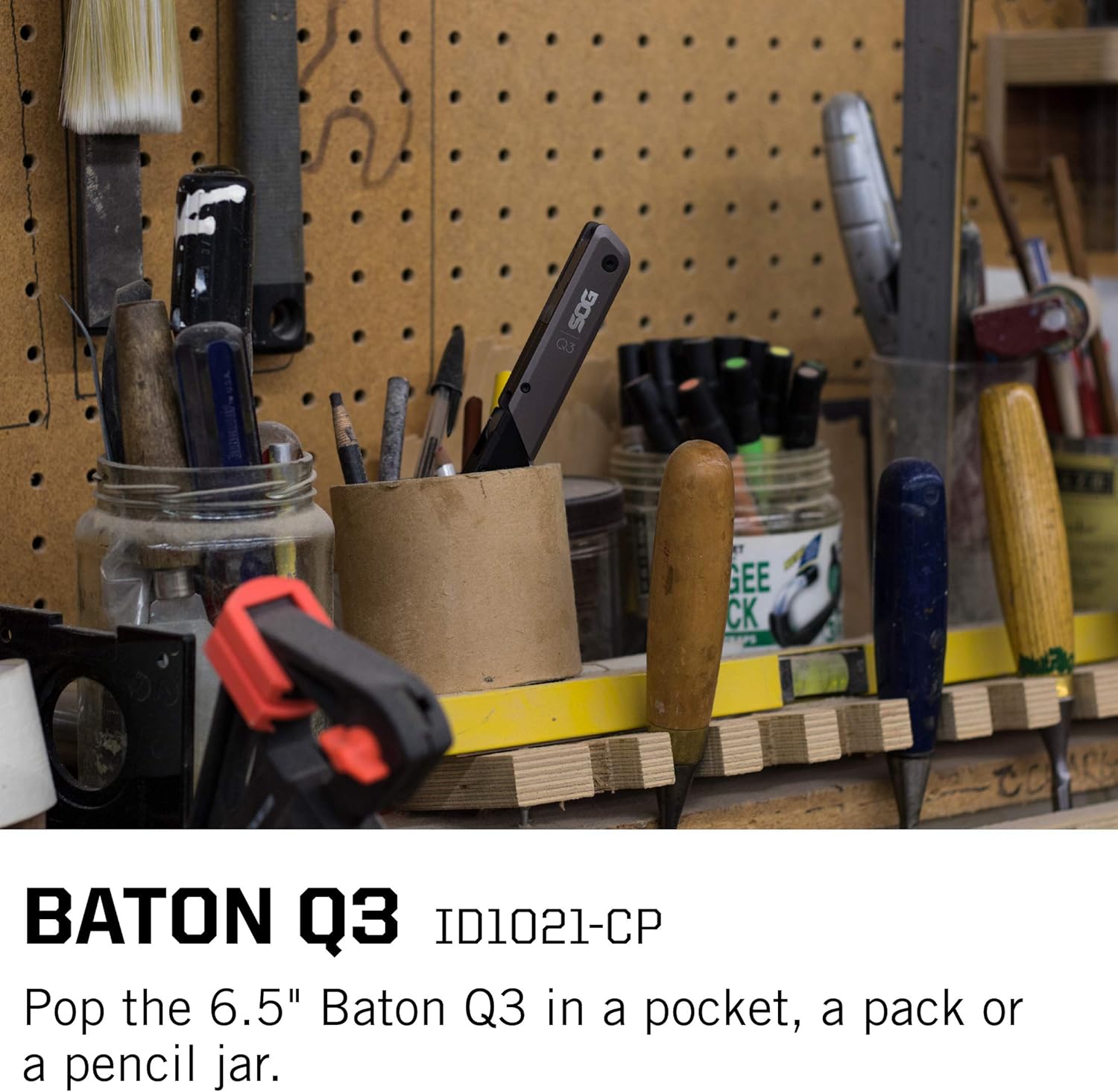 SOG Baton Q3 Black Multi-Tool
