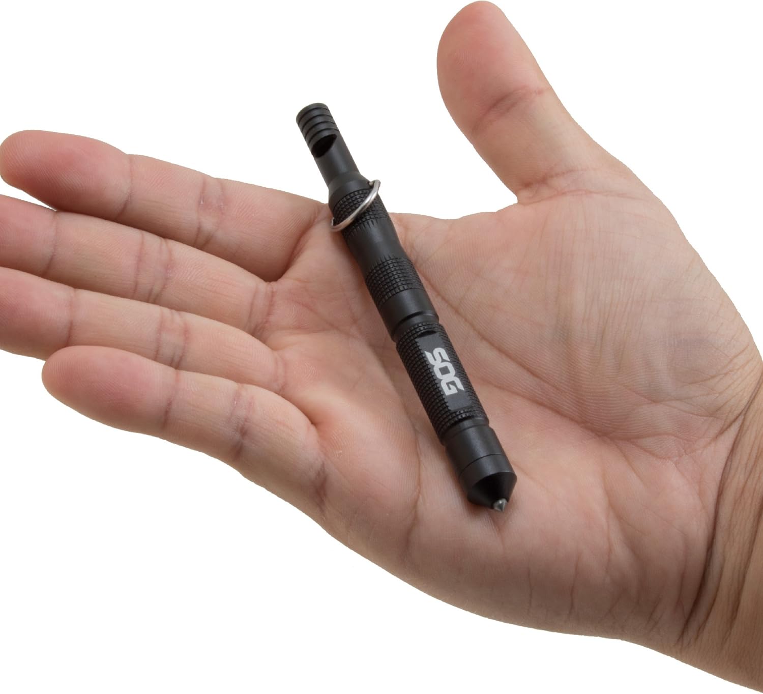 SOG Flint Black Survival Defense Portable Compact Tool