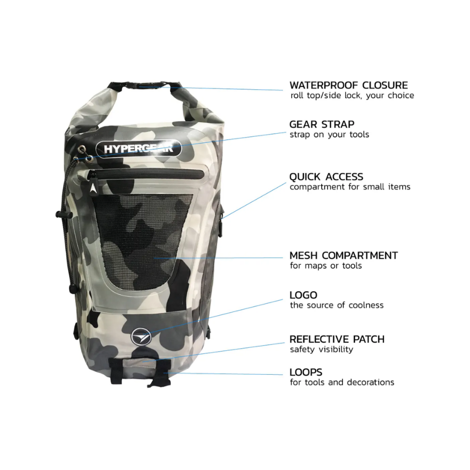 HYPERGEAR Dry Pac Tough Backpack 20L