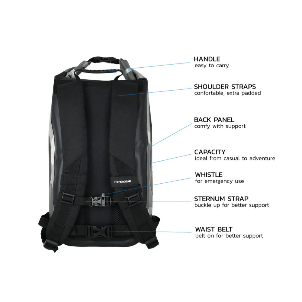 HYPERGEAR Dry Pac Tough Backpack 20L