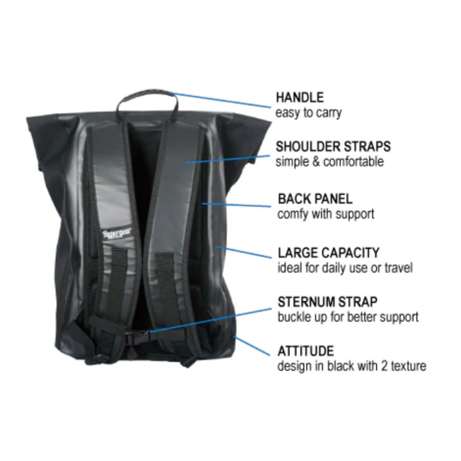 HYPERGEAR Dry Pac Beatz 30L Backpack