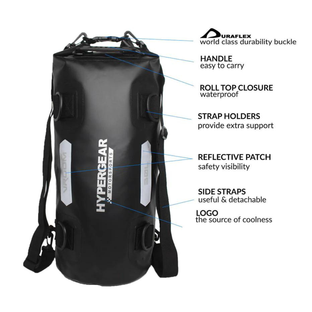HYPERGEAR Waterproof Dry Bag Vroom 30L