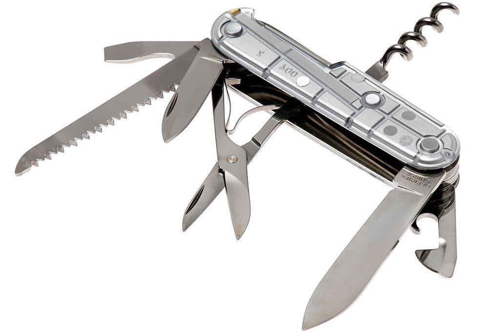 VICTORINOX Huntsman SilverTech Swiss Army Knife