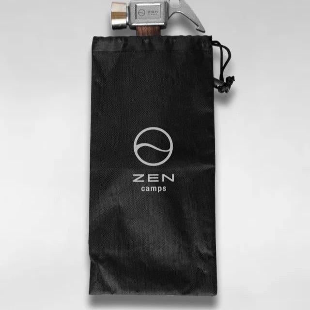 ZEN CAMPS Olive Wood Peg Hammer with Bag