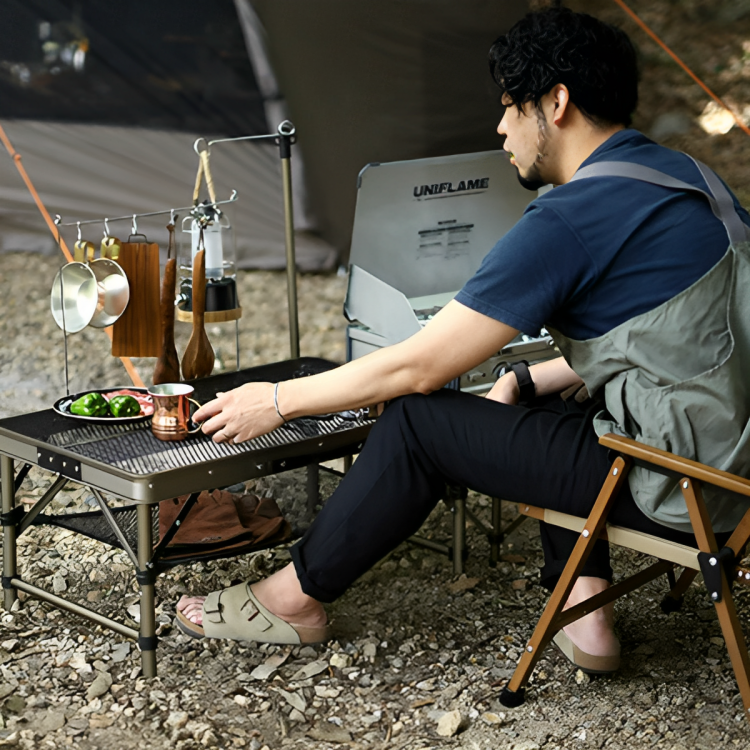 QUICKCAMP Folding Full Mesh Kitchen Table QC-MKT