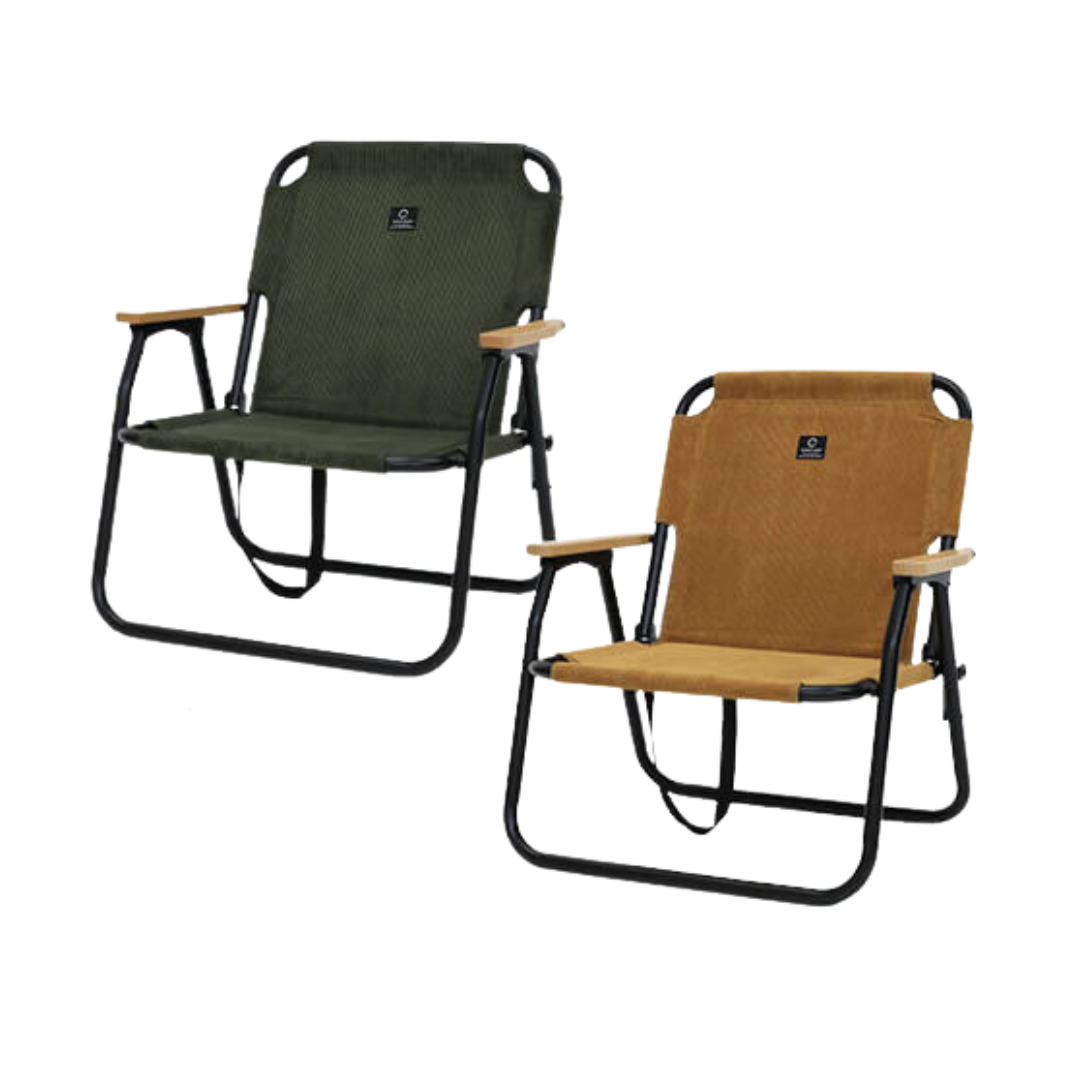 QUICKCAMP Single Aluminum Chair Corduroy QC-ASC60C