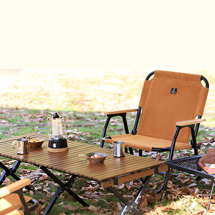 QUICKCAMP Single Aluminum Chair Corduroy QC-ASC60C