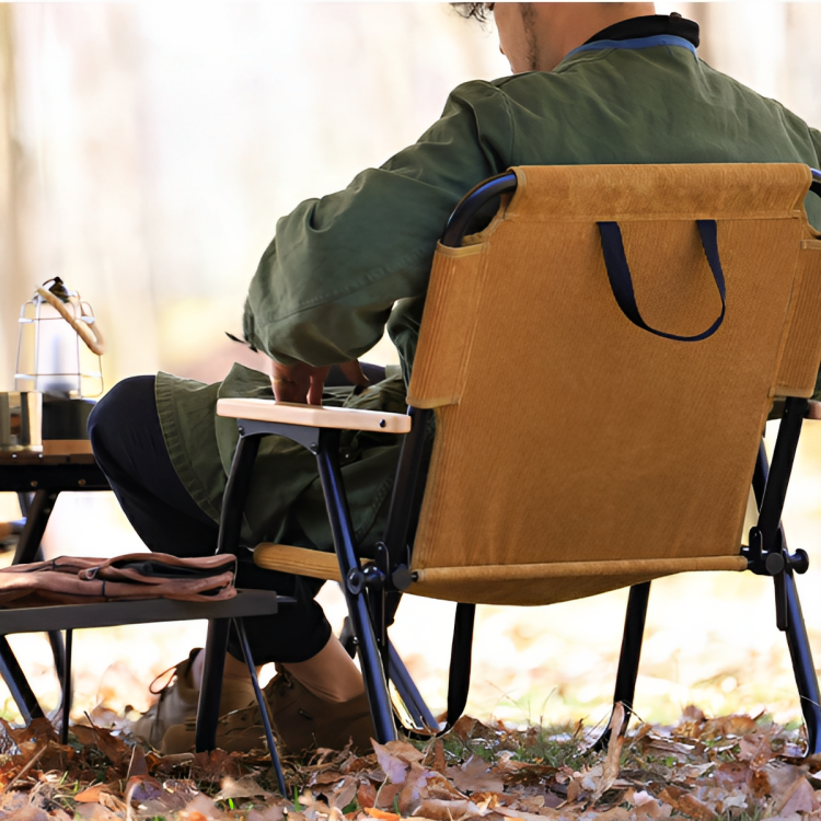QUICKCAMP Single Aluminum Chair Corduroy QC-ASC60C