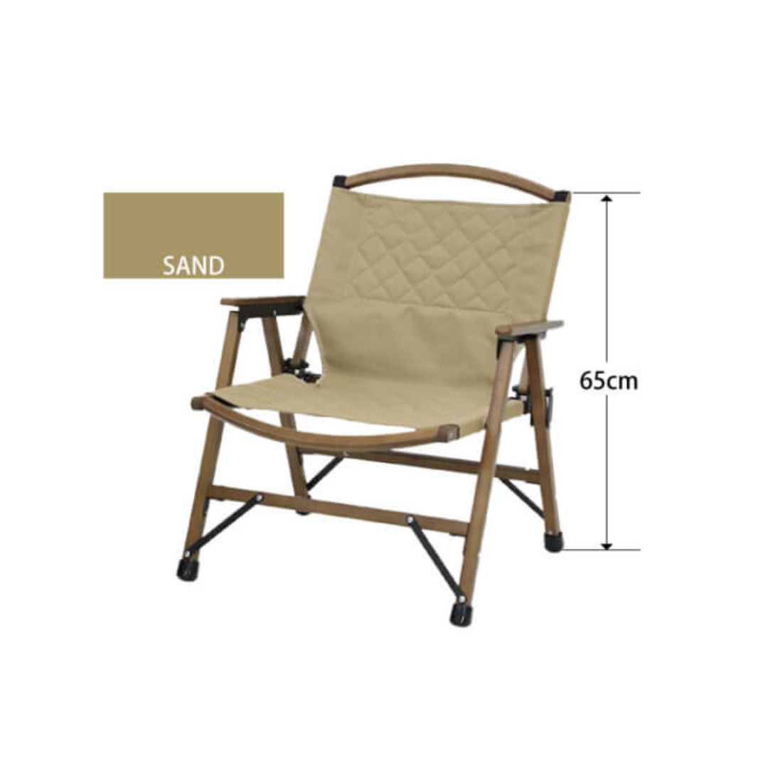 QUICKCAMP  Single Seat Wood Low Chair QC-WLC
