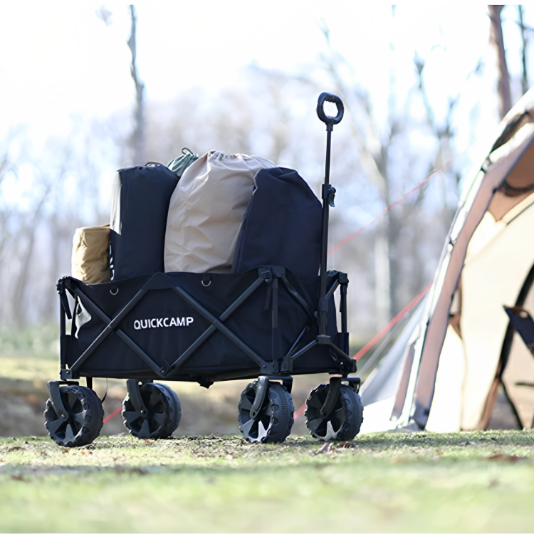 QUICKCAMP Wide Wheel Outdoor Wagon Trolley 120L QC-CW90