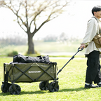 QUICKCAMP Wide Wheel Outdoor Wagon Trolley 120L QC-CW90