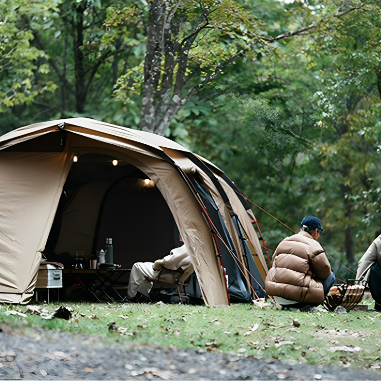 QUICKCAMP Two Room Tunnel Tent Kuva QC-KURVE