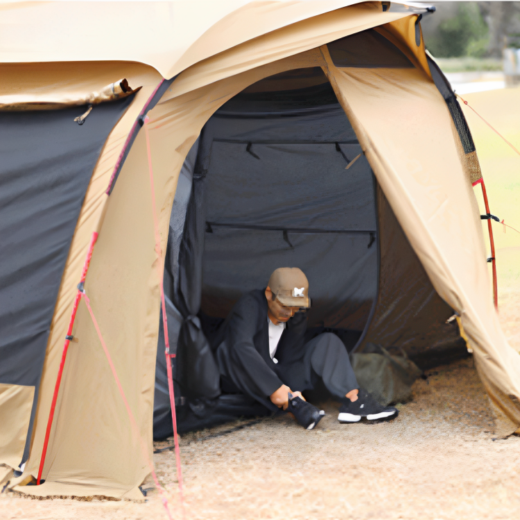 QUICKCAMP Two Room Tunnel Tent Kuva QC-KURVE