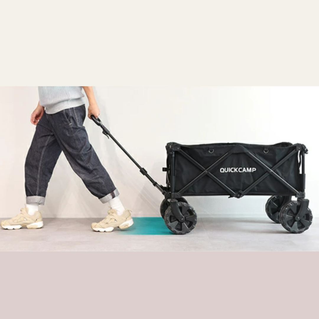 QUICKCAMP Wide Wheel Outdoor Wagon Trolley 120L QC-CW90