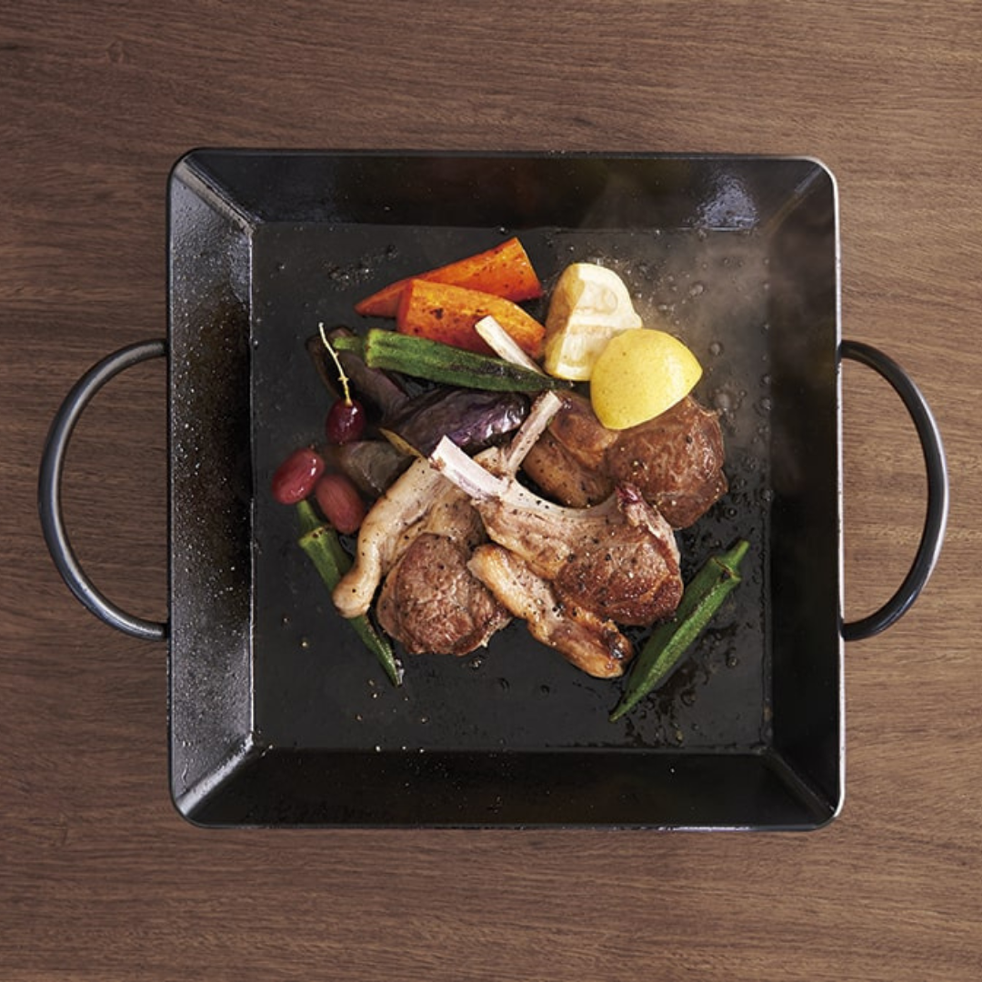TETSU Kaku Nabe Black Iron Pot