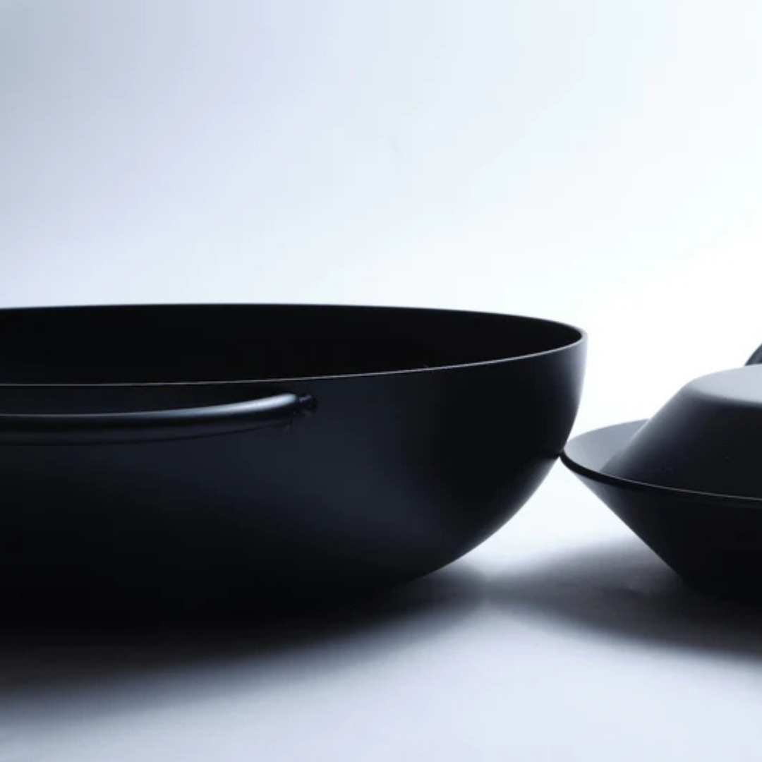 TETSU Wok Black Iron Pot