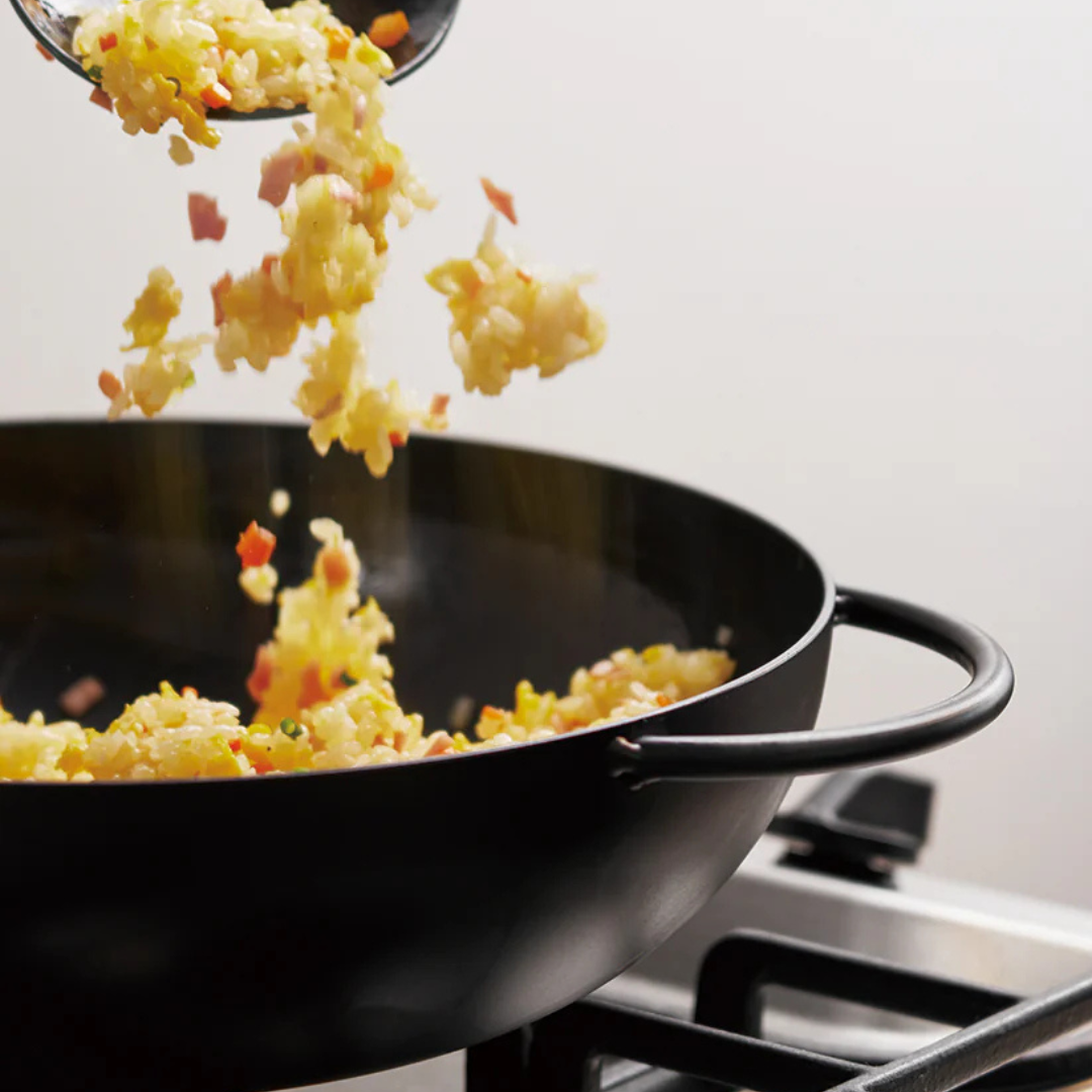 TETSU Wok Black Iron Pot
