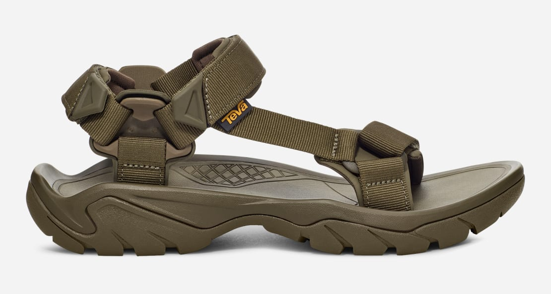 TEVA Men’s Terra Fi 5 Universal Hiking Sandal – Olive