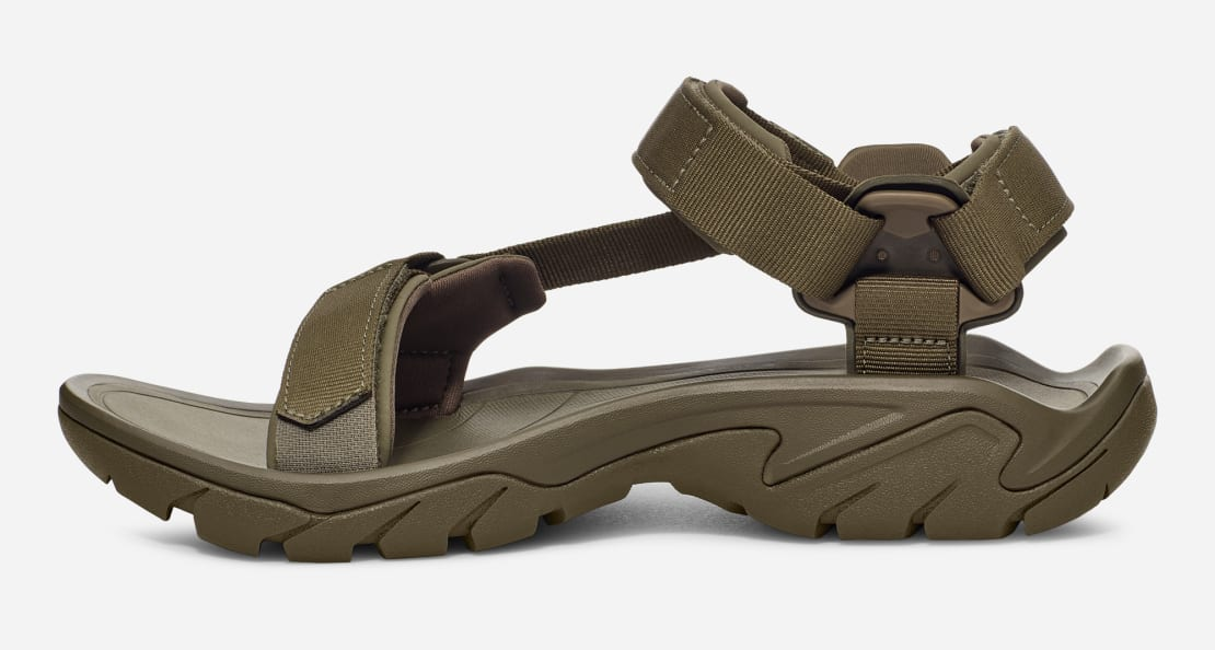 TEVA Men’s Terra Fi 5 Universal Hiking Sandal – Olive