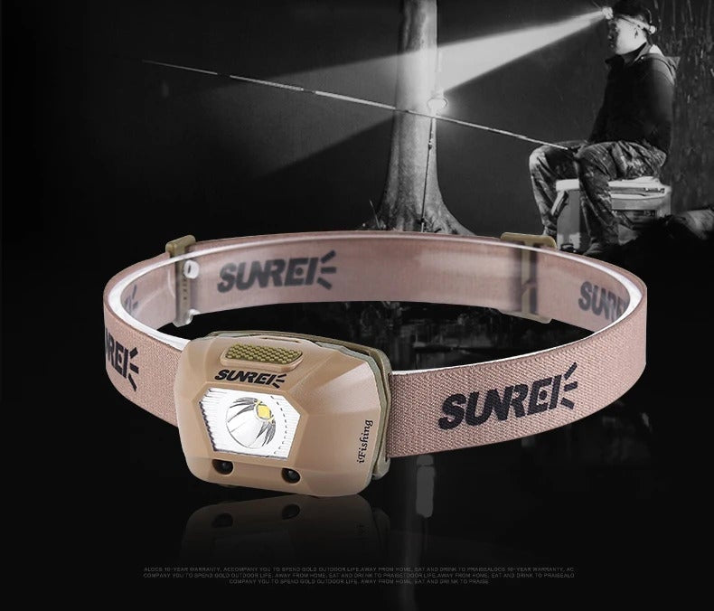 SUNREI iFishing-Li Warm Sensor Headlamp - 230 Lumens