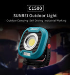 SUNREI C1500 Portable Dual Tone Multi-Functional Light – 1500 Lumens