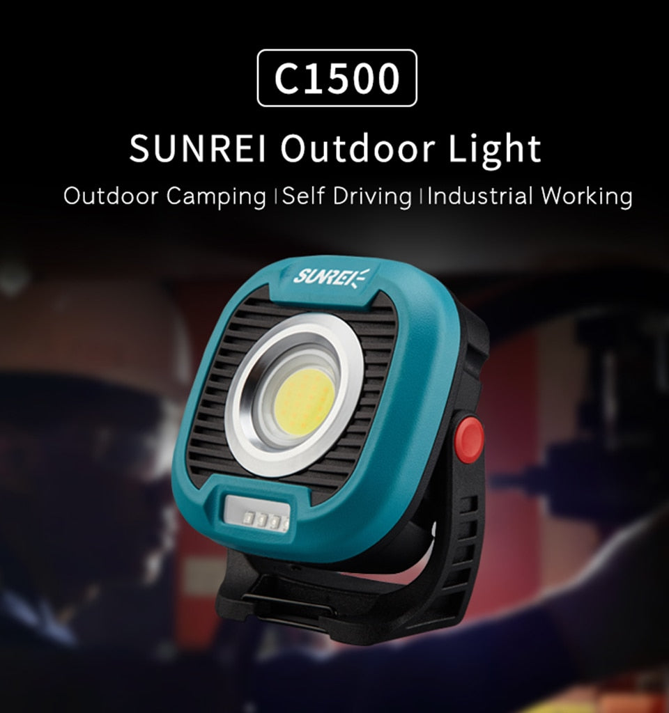 SUNREI C1500 Portable Dual Tone Multi-Functional Light – 1500 Lumens