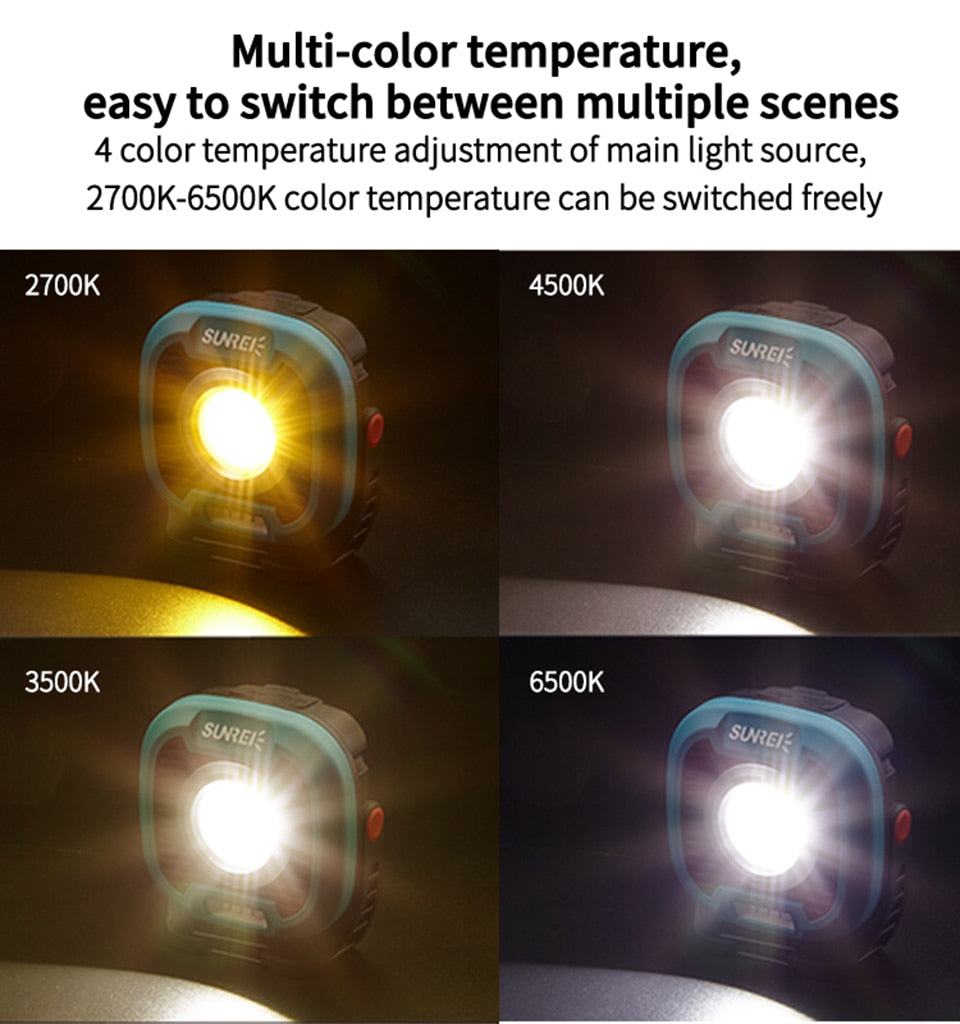 SUNREI C1500 Portable Dual Tone Multi-Functional Light – 1500 Lumens
