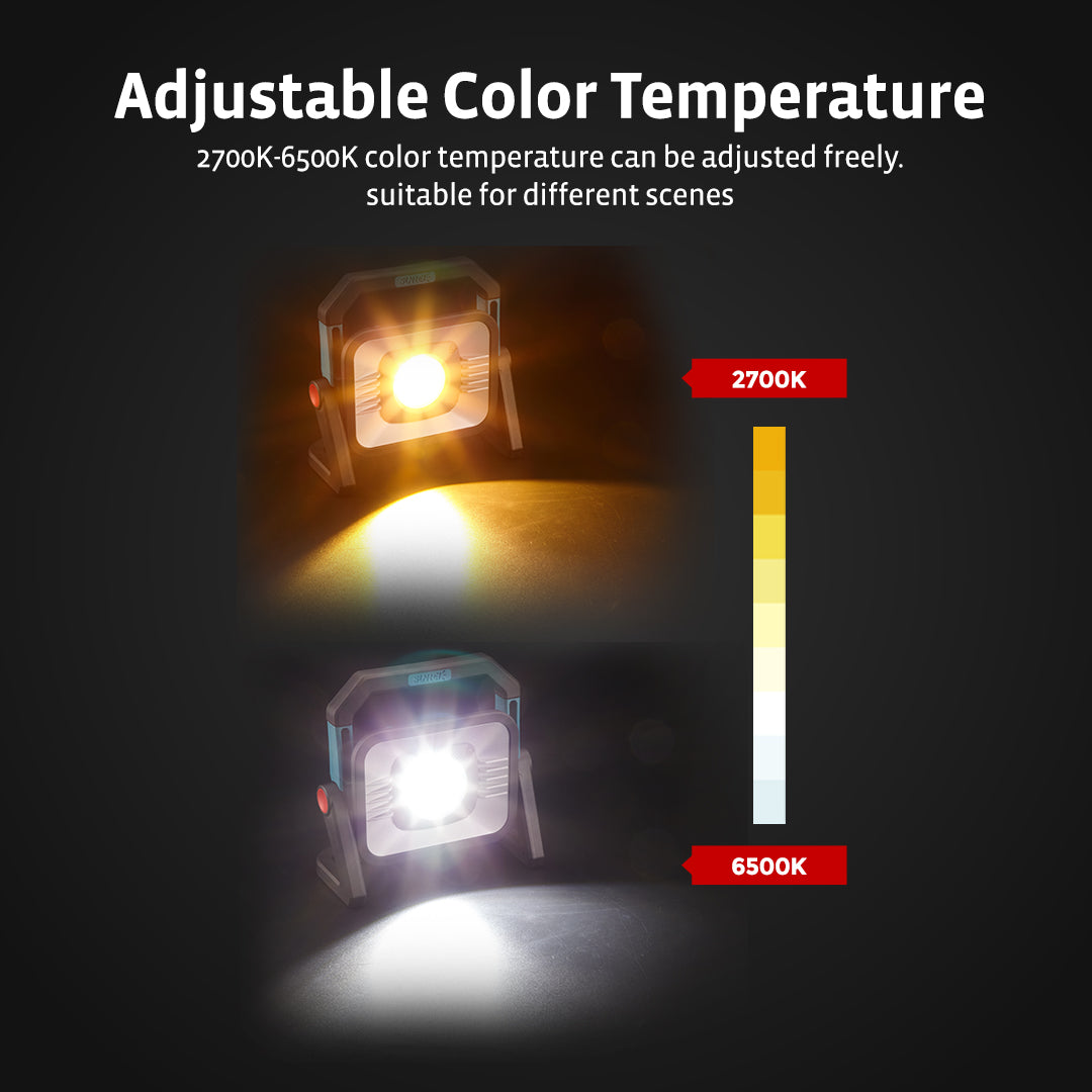 SUNREI V3000 Portable Dual Tone Multi-Purpose Work Light – 3000 Lumens