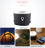 SUNREI CC Music S Bluetooth Speaker Lantern with Powerbank – 390 Lumens