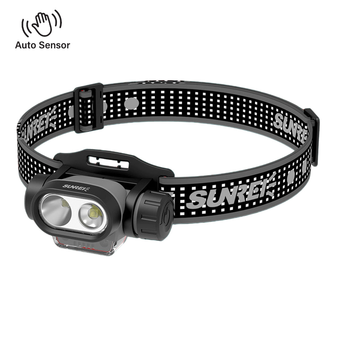 SUNREI Muye 3 Motion Sensor Rechargeable Headlamp – 570 Lumens