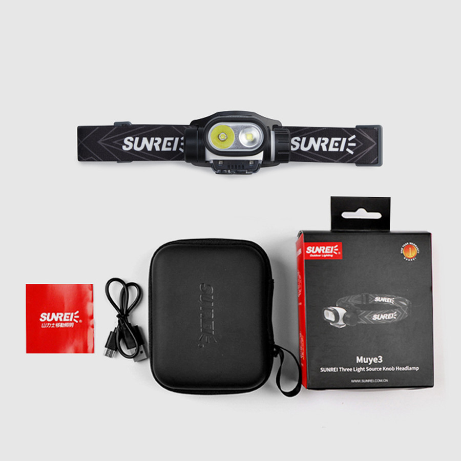 SUNREI Muye 3 Motion Sensor Rechargeable Headlamp – 570 Lumens