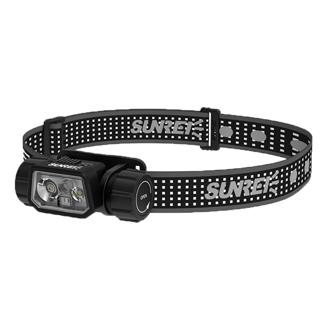 SUNREI Muye 650 Sensor Multi-Light Color Rechargeable Headlamp – 650 Lumens